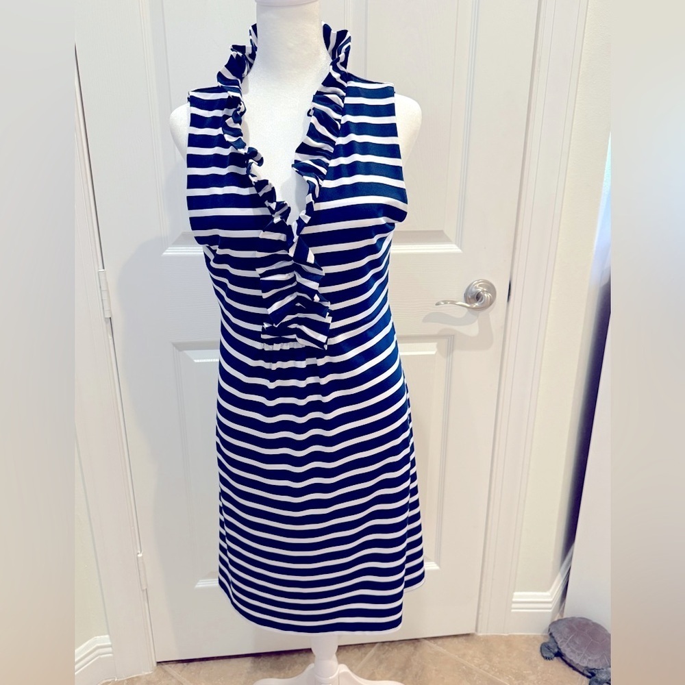Tracy Negoshian Nautical dress in size small